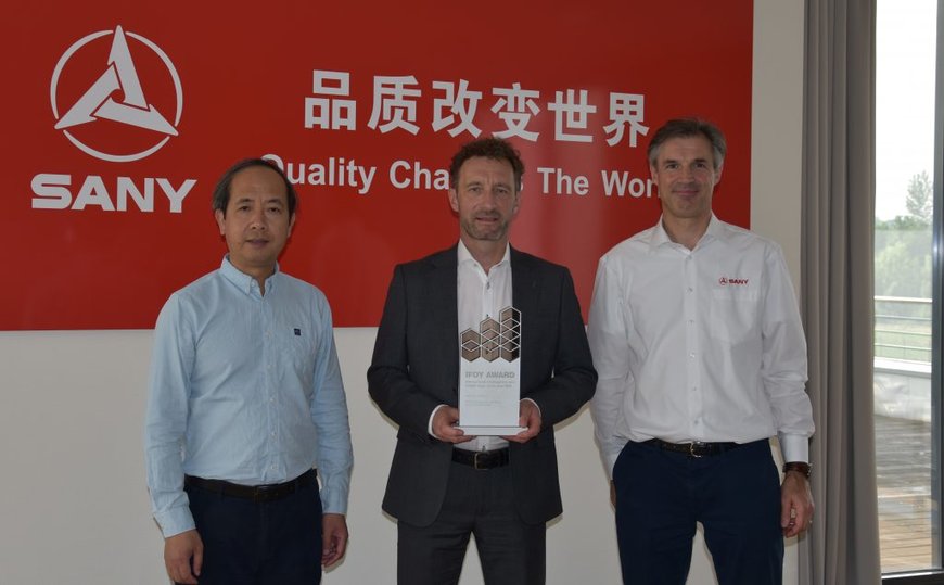 SANY wins IFOY award for innovation 
